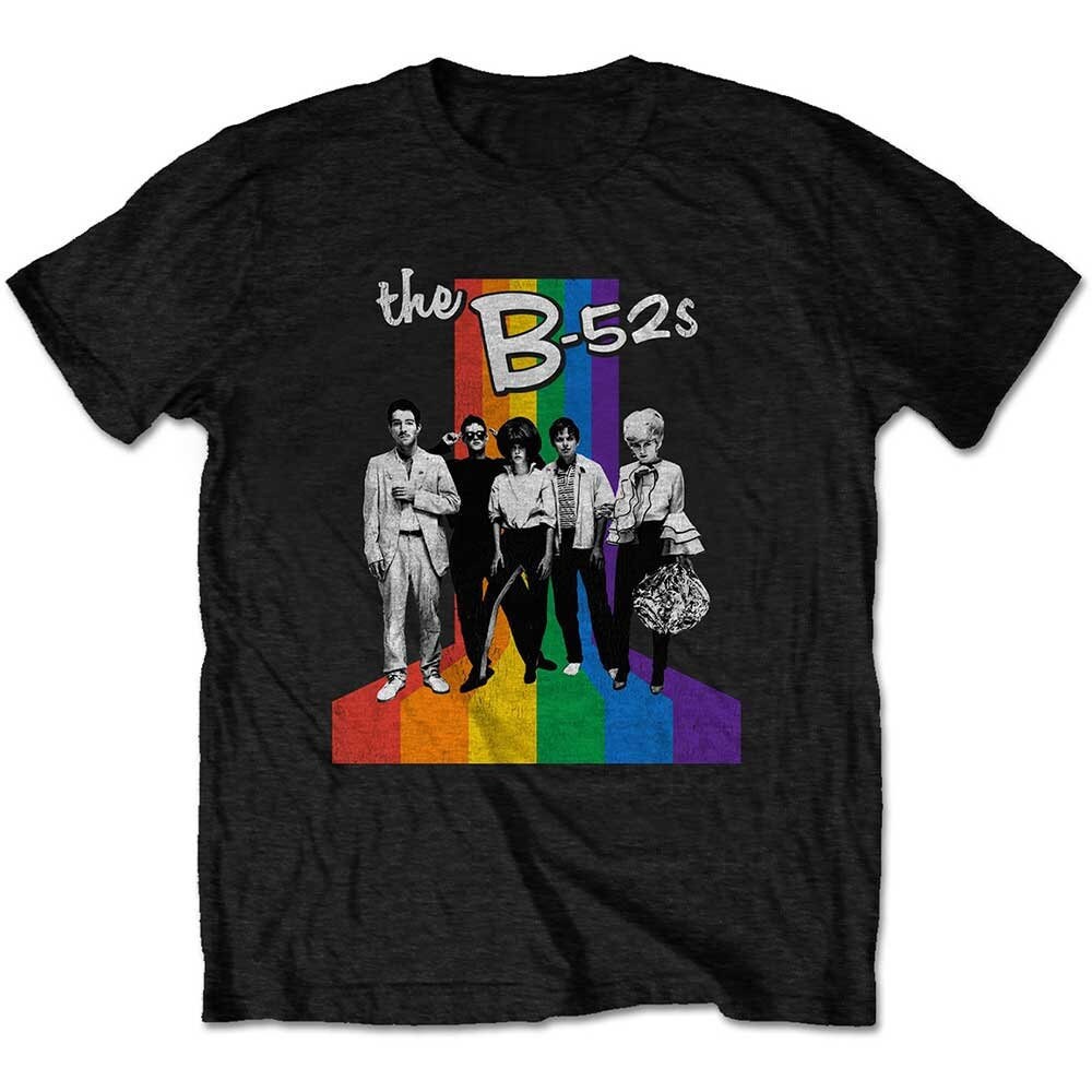 Discover B52 T-Shirt - Rainbow Stripes - Unisex