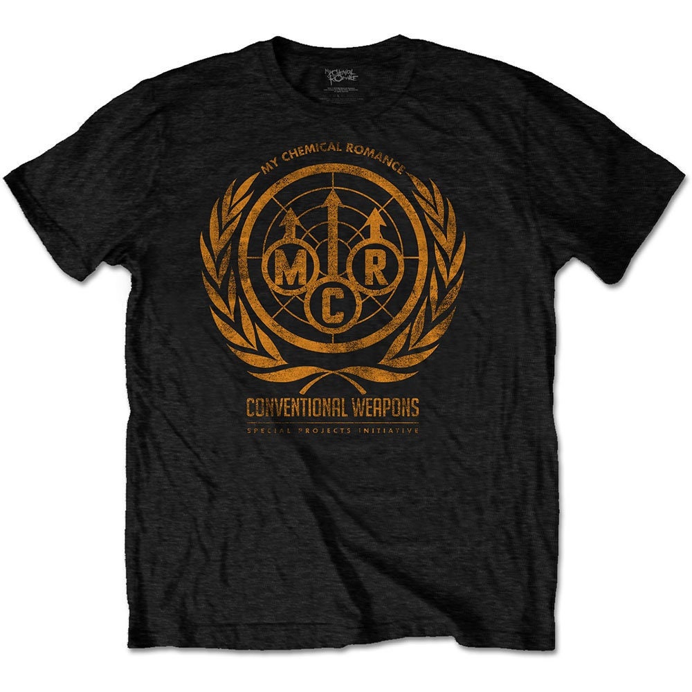 Discover My Chemical Romance Adult T-Shirt - Conventional Weapons - Official Licensed Design - Worldwide Shipping