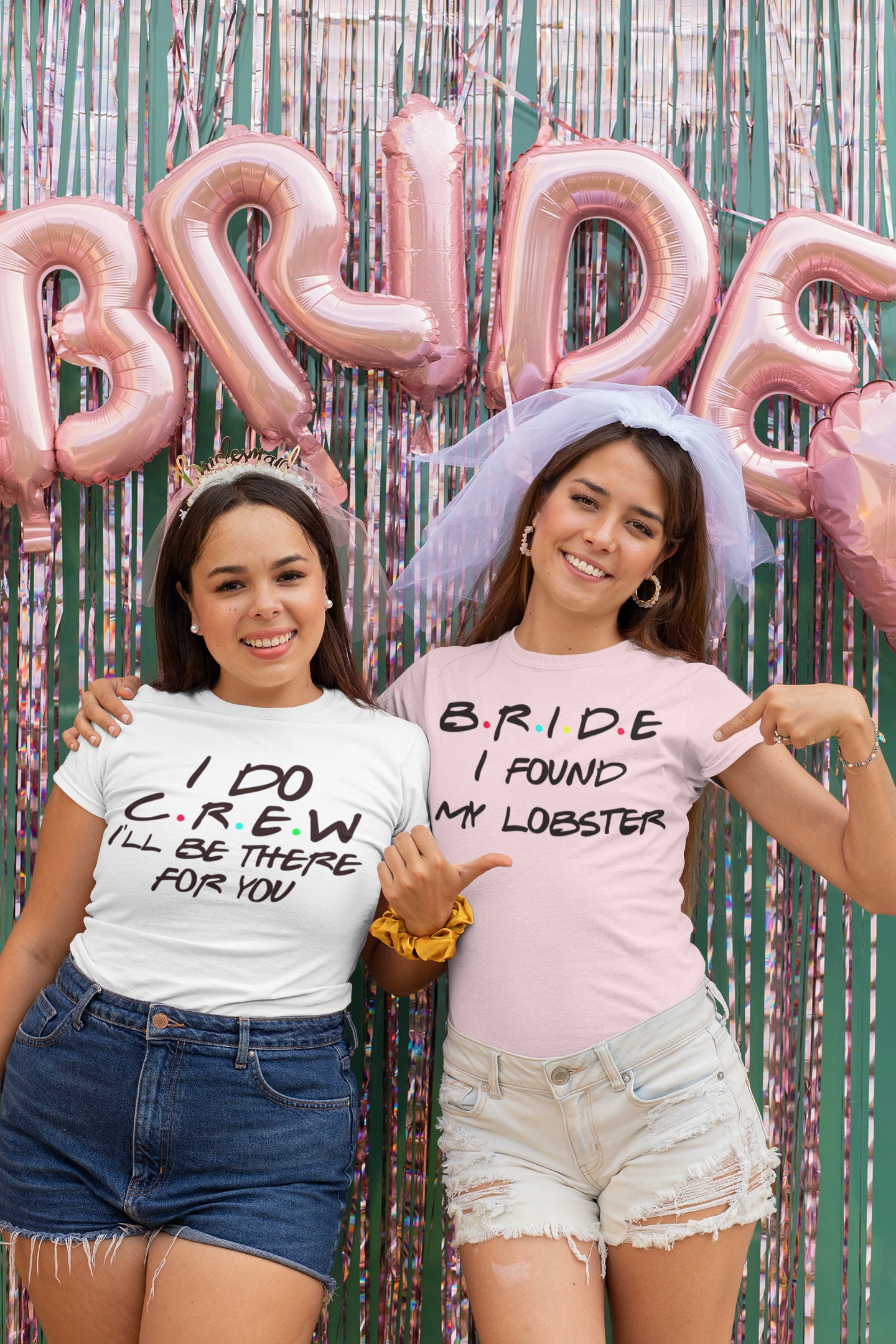I Found my Lobster Bride Friends T-Shirt - I Do Crew Bridesmaids T-Sh…