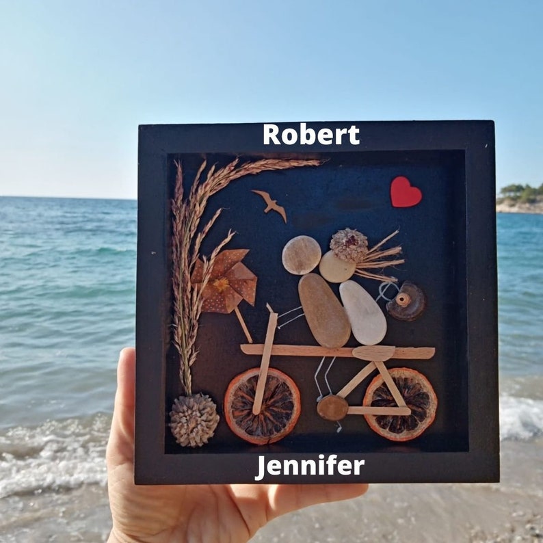 35. 35 Jahre Hochzeitstag Kiesel Kunst Verheiratete Paar Mann Etsy