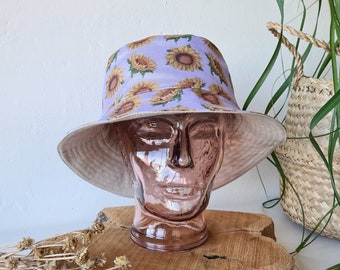 Handmade | Floral Bucket hat | Reversible hat | Sun hat | Summer hat | Beach hat | Fisherman's Hat | 100% Cotton | Slow Fashion