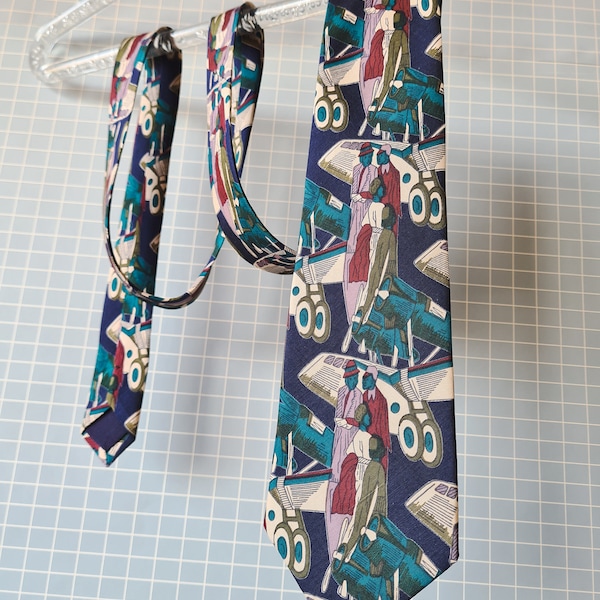 Vintage Krawatte / Reine Seide / Antony Design / Herrenkrawatte