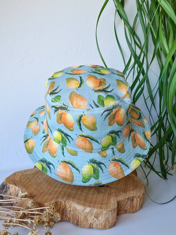 Handmade | Mango Bucket Hat | Reversible Hat | Sun Hat  display picture 1