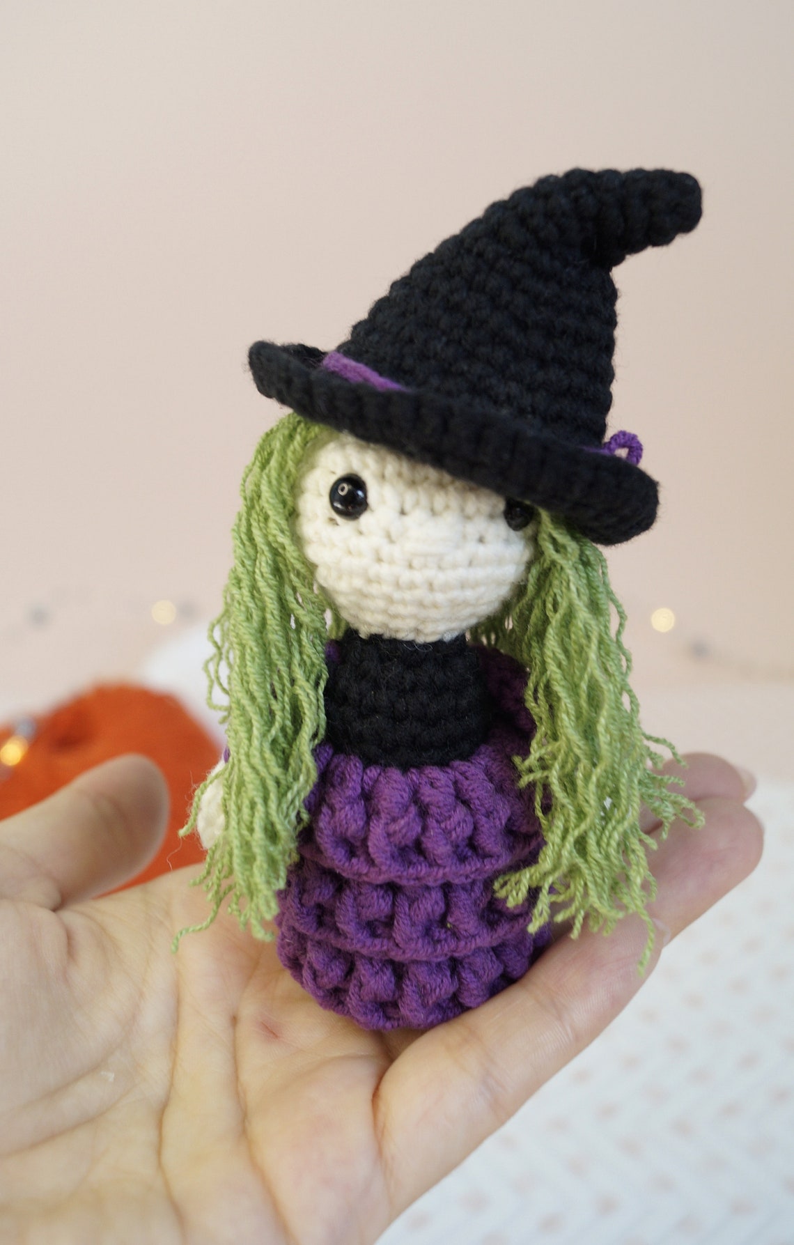 Finger puppet crochet pattern halloween puppets | Etsy