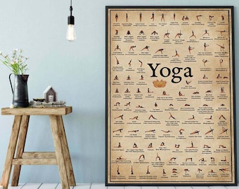 Yoga Poster Etsy