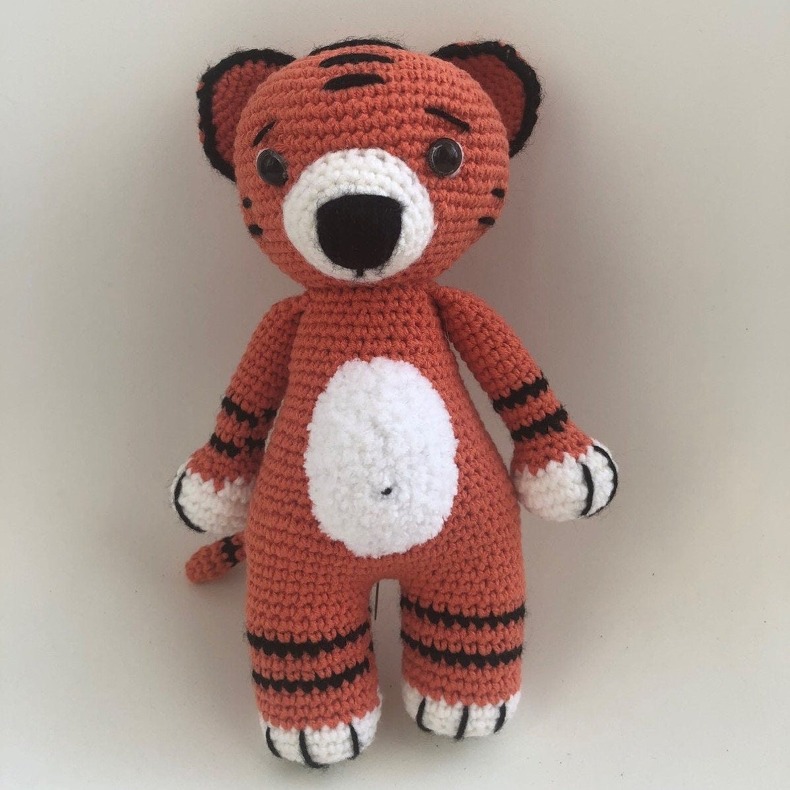 Crochet Tiger toy Amigurumi Tiger Plush Tiger Crochet | Etsy