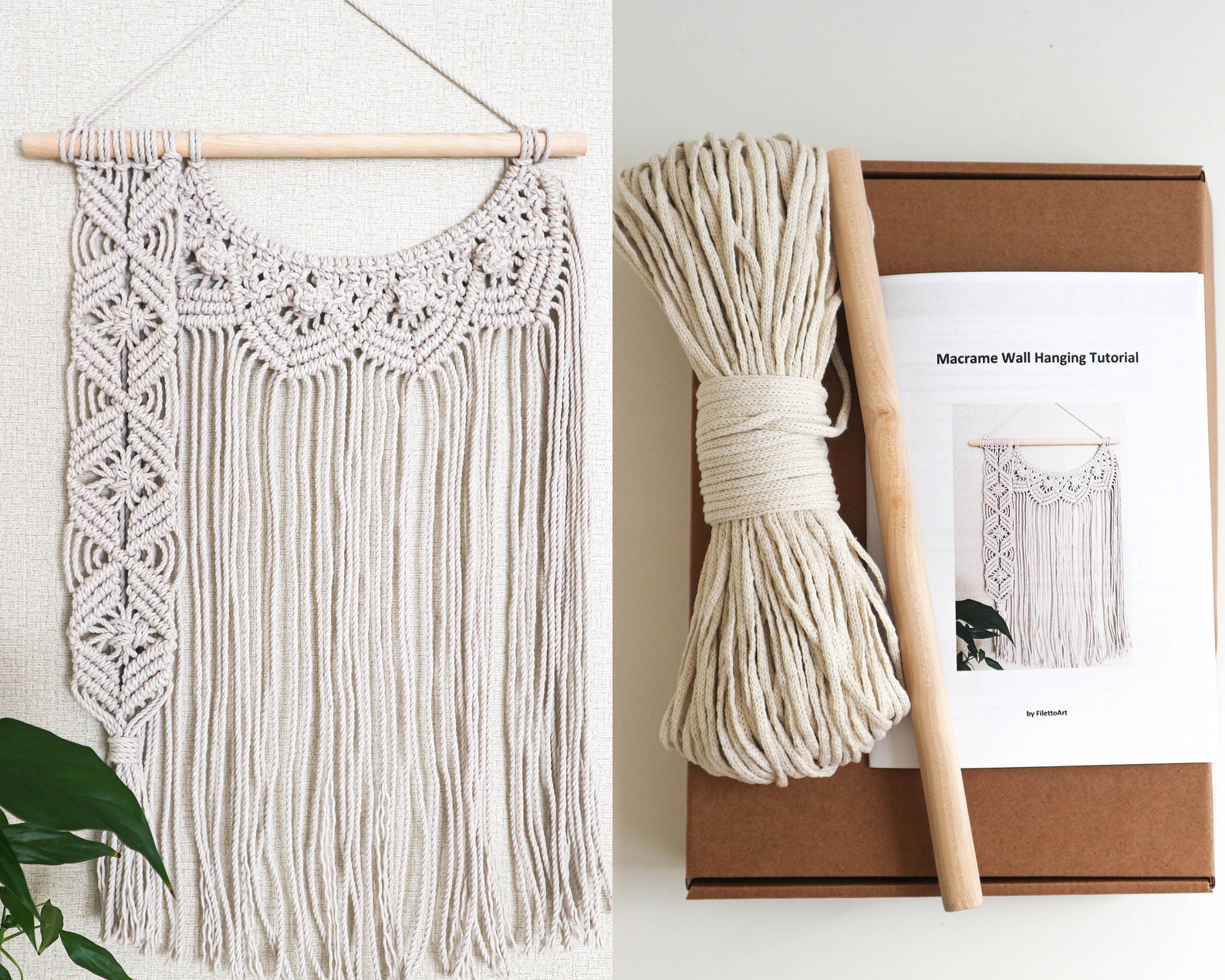 Craft Kit For Adults and Kids Macrame Kit Beginner Macrame Etsy