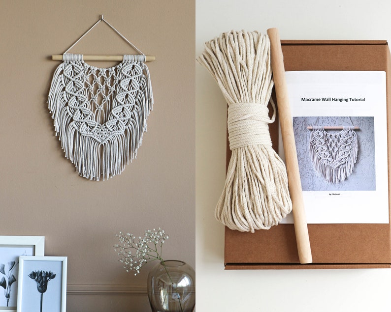 DIY Kits for Adults Macrame Kit Beginner Macrame Craft Kit Etsy