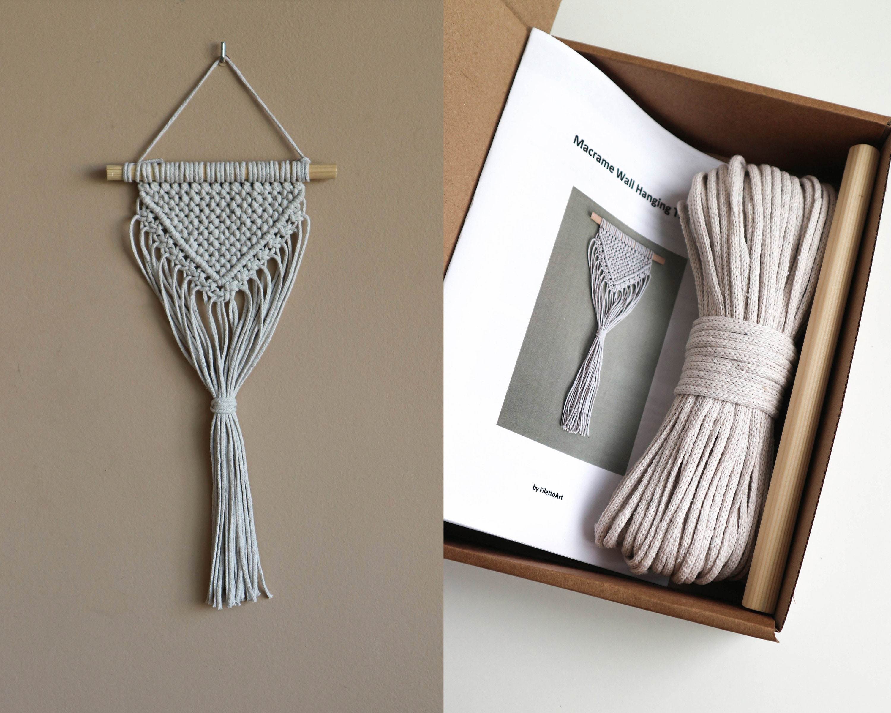 Macrame KIT Beginner Adult Craft Kit DIY Kits for Adults and Etsy