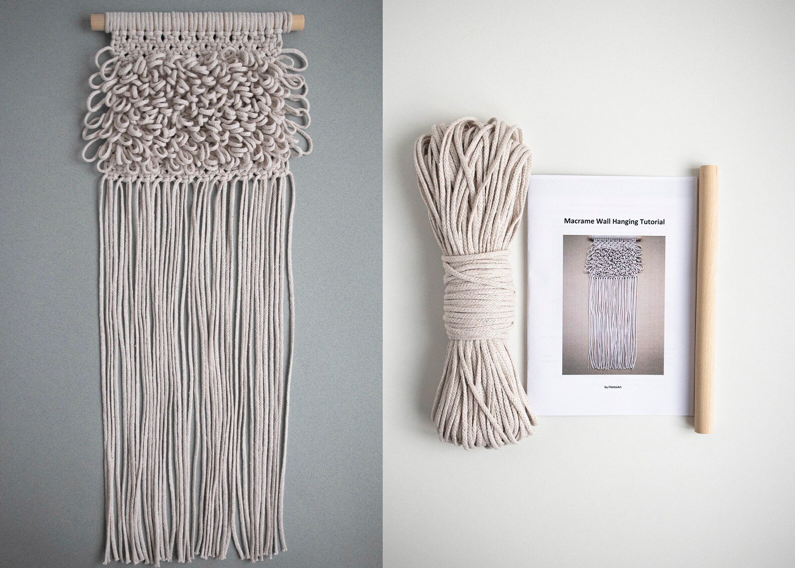 DIY Kits for Adults Macrame KIT Beginner Craft Kit for Etsy