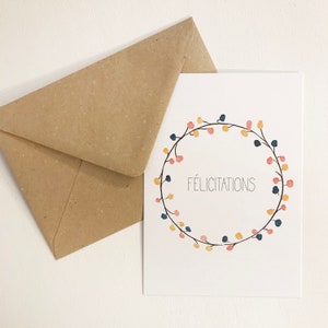 CARTE - Félicitations