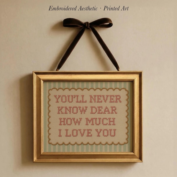 You'll Never Know Dear Print ∙ Vintage Girl Nursery Art ∙ 1670