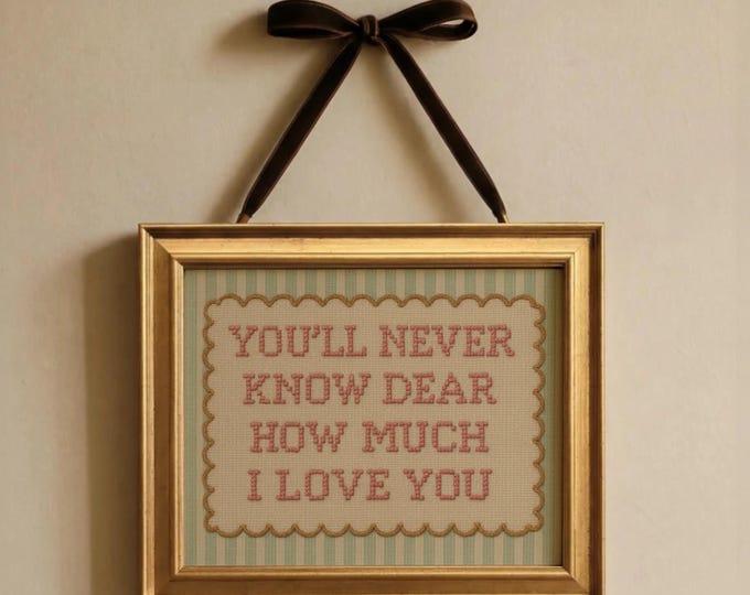 You'll Never Know Dear Print ∙ Vintage Girl Nursery Art ∙ 1670