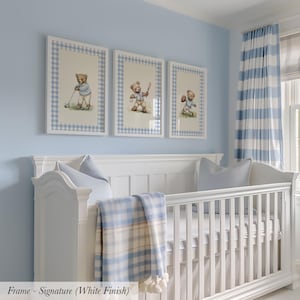 Boy's Vintage Sports Nursery Prints Set of 3 Teddy Bears ∙ 1953