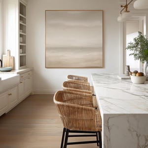 Neutral Abstract Modern Minimalist Square Wall Art ∙ 1689-1