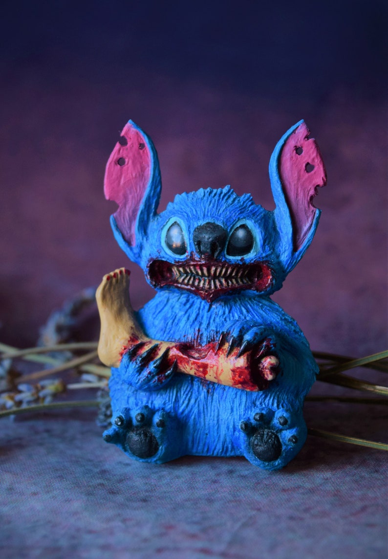 Horror Gift Stitch Magnet zombie animal creepy cute zombie | Etsy