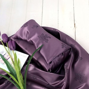 Artsy Bojagi | Premium Floral Single Sided Fabric Gift Wrap in Purple | Furoshiki | Bojagi  | Furoshiki Wrap | Cloth Gift Wrap No. 1021