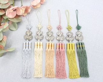 Norigae | High Quality Ornament Floral Birdie Tassel Norigae | Hanbok Accessory | Bojagi Decoration