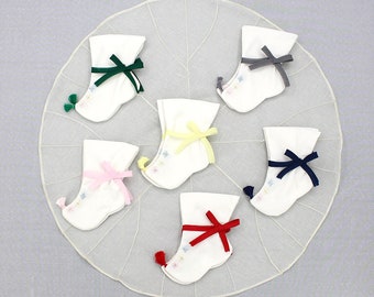 Dol Socks Ribbon Traditional Socks | Korean First Birthday Party, Doljabi, Doljanchi