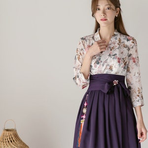 Beautiful Modern Hanbok | Hanbok Women | Korean Hanbok | Modern Hanbok Dress | Hanbok Skirt | Korean Dresses for Women