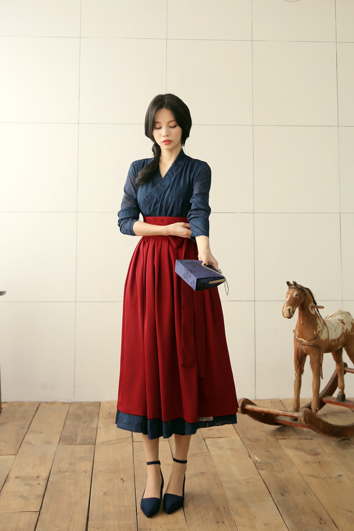 Navy Modern Hanbok Hanbok Women Korean Hanbok Modern - Etsy