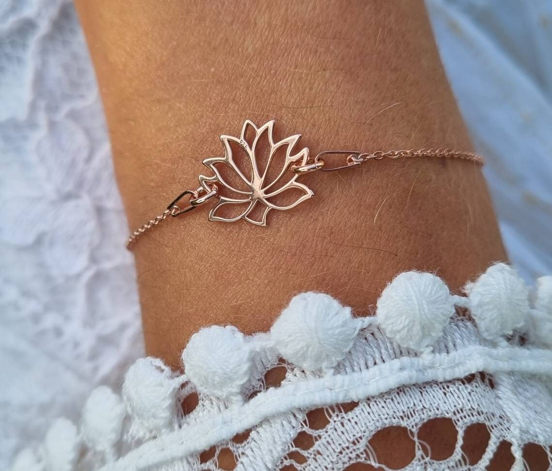 Lucky Lotus Flower Bracelets – Up North Jewel