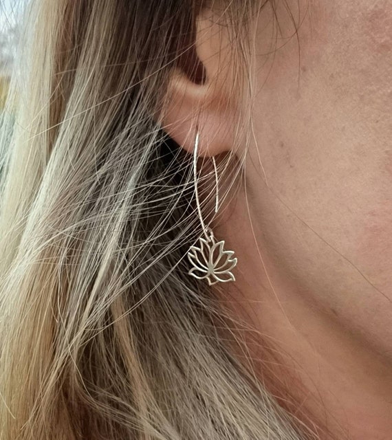 Boucles D'oreilles Yoga Zen Lotus : Boucle-d-oreille Par Muditacreations