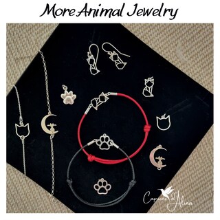 Collana Volpe E Luna In Argento Sterling 925 - Ciondolo Animale 3,5x1,7cm - Gioiello Ipoallergenico Per Donne E Ragazze In Cofanetto Regalo