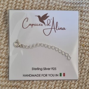 Rallonge de chaîne de collier / bracelet - universel - argent 925 / or rose ou or vermeil
