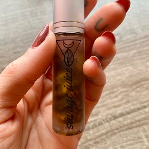 Savage Juice ~ Crystal Infused Healing Roller Ball with Aromatherapy Essential Oils