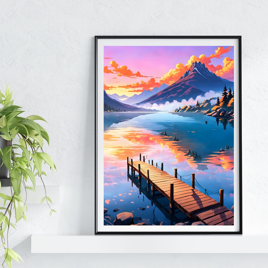 Studio Ghibli Poster, Ghibli Wall Art, Studio Ghibli Decor, Ghibli