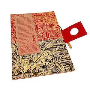 Quaderno da viaggio Lamali Bamsa Fusion Travelers Journal con carta mista, Nepal fatto a mano organico zen ispiratore Sketchbook, Mitsumata Artist Gift