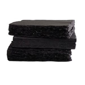 Stor handgjord konstjournal med svarta sidor, Lamali Liasse Noir bomullsskissbok, unik ekopresent till konstnär 7,5" x 10" tom bok bild 5
