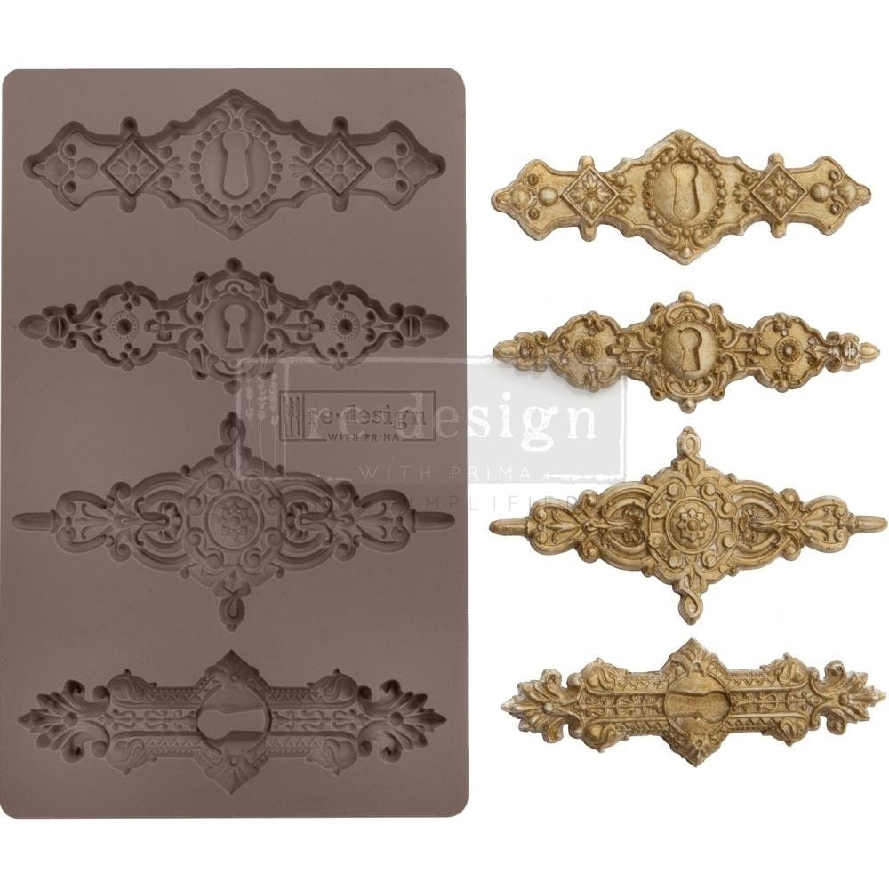 Tulumn Keyholes Vintage Art Decor Mould by Prima Re-design, Mold