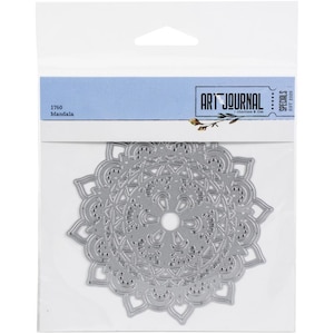 Mandala metalen papiersnijmal van Elizabeth Craft Designs, Art Journal Specials, ingewikkeld papiersnijder kleedje rond ontwerp voor scrapbooking