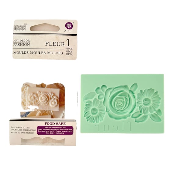 Prima IOD First Generation Decor Mould Set, Food Safe Vintage Mold