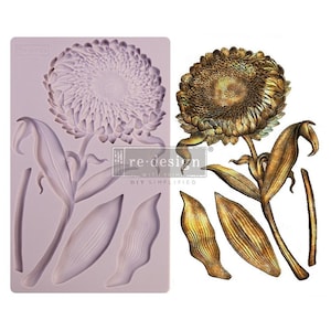 Grandeur Flora Vintage Art Decor Mould by Prima Re-Design, Mold for Clay, Resin, Soap, Cake decor Food safe, Furniture renovation recycle