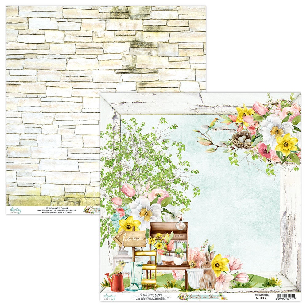 Mintay Papers | Beauty in Bloom Scrapbook Collection Kit