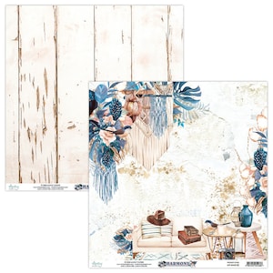 Harmony by Mintay Papers, Blue Pink Boho Summer Feminine Scrapbooking ...