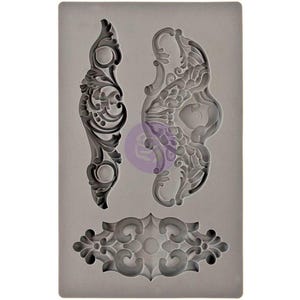 Needful Vintage Ornate Art Decor Mould by Prima IOD 815837 Food safe Mold for Baking, Clay, Resin, Soap, Swirl DIY Furniture renovation