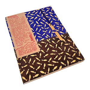 Quaderno da viaggio Lamali Bamsa Fusion Travelers Journal con carta mista, Nepal fatto a mano organico zen ispiratore Sketchbook, Mitsumata Artist Gift