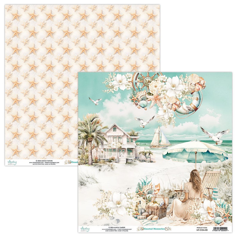 Coastal Memories Scrapbooking Collection by Mintay, Travel Vacation ...