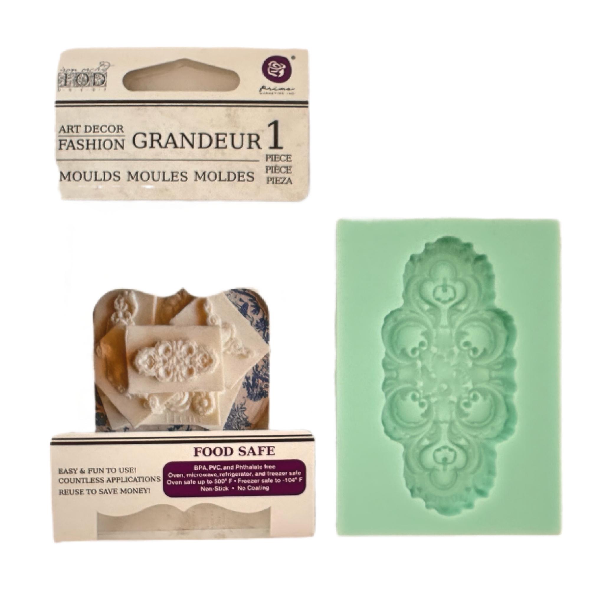 Prima IOD First Generation Decor Mould Set, Food Safe Vintage Mold