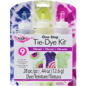 Tie-Dye Kit for creating your own Colorful Clothes, Tulip One-Step Tie Dye Vibrant Set, Gift for creative kids, Family craft kit gift idea
