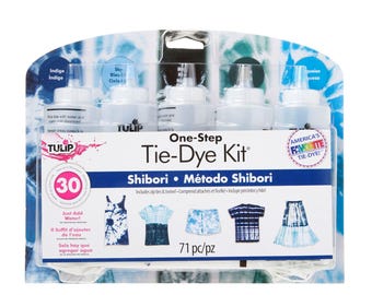 Tie-Dye Kit Shibori, DIY Colorful Clothes, Tulip One-Step Tie Dye Gift for creative kids, Family craft kit gift idea, DIY Beachwear Tshirt