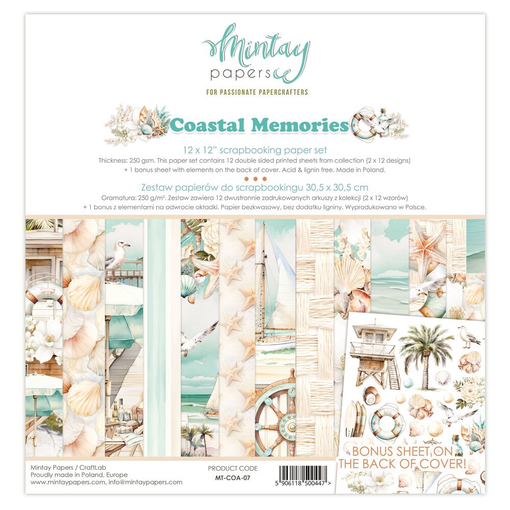 Coastal Memories Scrapbooking Collection by Mintay, Travel Vacation ...
