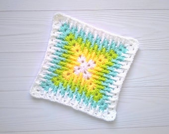 Crochet Granny Square Pattern, PDF INSTANT DOWNLOAD, Crochet Blanket Pattern, Pattern from Ukraine