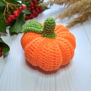 Halloween Crochet Pumpkin Pattern, Pumpkin Decor, Halloween Decoration image 2