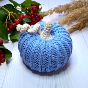 Halloween Crochet Pumpkin Pattern, Pumpkin Decor, Halloween Decoration image 3