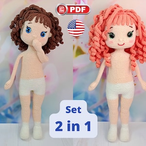 Base Doll Crochet Pattern, Amigurumi Doll Pattern, Crochet Doll Body